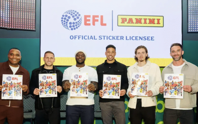 EFL launches 72 club sticker album with Panini