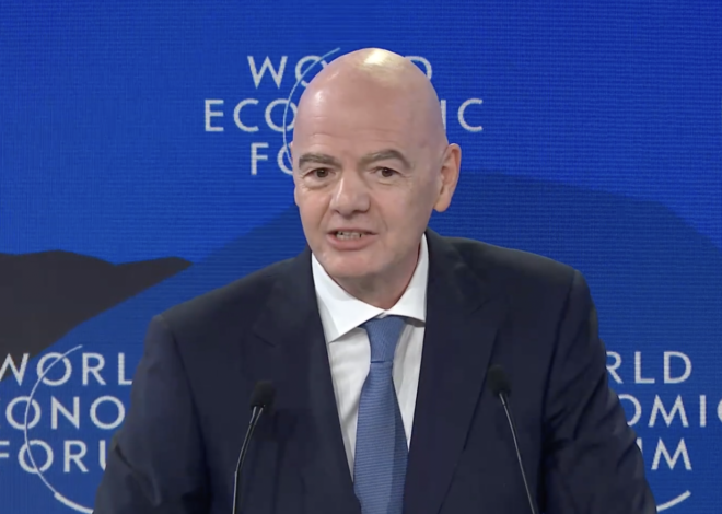 Infantino urged the world to support Trump and his Peace Council