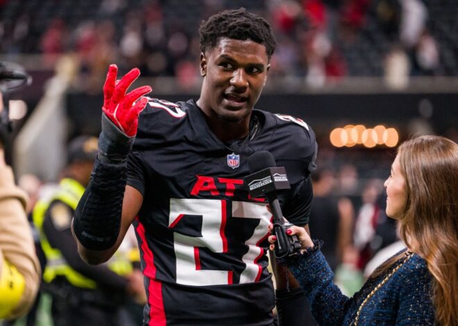 James Pearce Jr. of the Falcons was arrested after an alleged domestic dispute