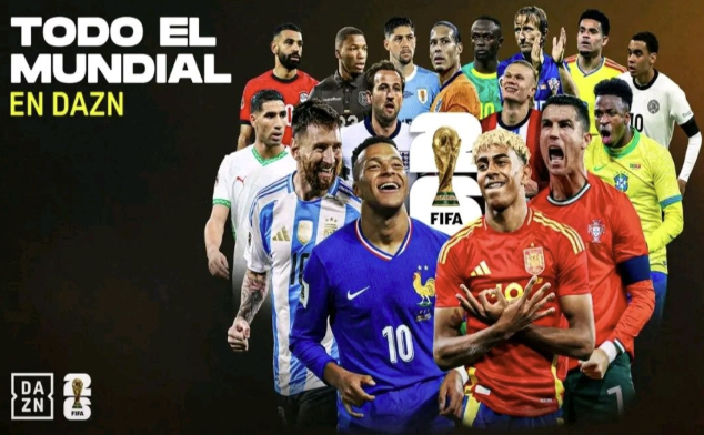 DAZN has acquired the streaming rights for the 2026 World Cup in Spain