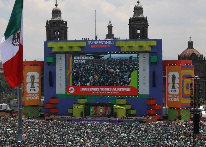 The Mexican fan zone took the lead when FIFA reported 2m through the gate