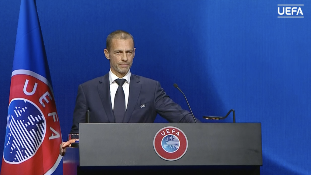 Ceferin’s lambasting of Infantino met with applause at European Football Clubs General Assembly