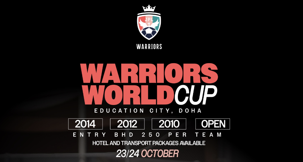 Game-changing JPL Warriors World Cup set for Friday kick off in Doha
